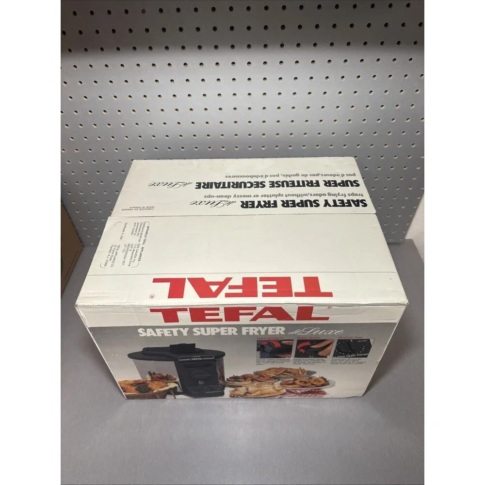 TEFAL Super Safety Fryer Model 8215 Made In France - Sealed, New Old Stock